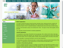 Tablet Screenshot of cmflowmeters.in